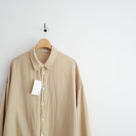 2026SS今季・人気完売品 BRILL ガーゼオーバーシャツ 632989 2606-0669