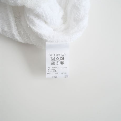 2022 / Drawer / 透かし編み ケーブルニット / 6513-299-1031 / 2409-0020