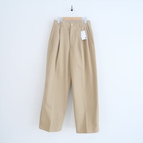 2022AW / 未使用 / 伊勢丹別注 / AURALEE / EXCLUSIVE WASHED FINX CHINO WIDE / A22AP10IS / 2409-0197