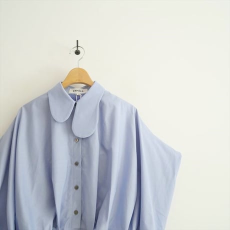 2024・人気完売品 / ENFOLD / WASHABLE BALLOON CROPPED SHIRT / 300HA130-0320 / 2508-0143