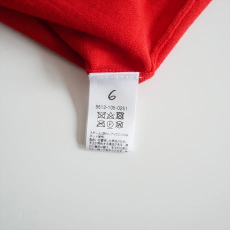 2024AW・人気完売品 / 6(ROKU)BEAUTY&YOUTH / ウール ハイゲージ カラーニット / 86131050251 / 2507-0466