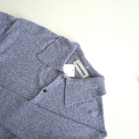 2023SS / JoICEADDED / Unevenness Knitted Polo Shirt / J231KN03 / 2312-2077