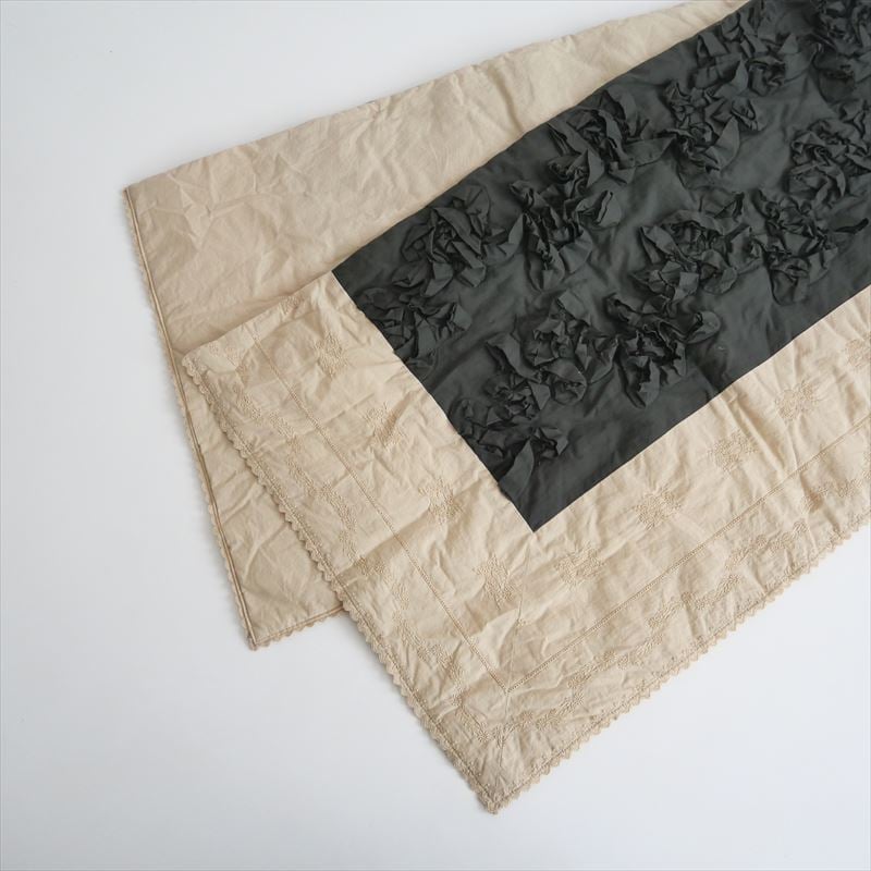 2023AW / 未使用 / GASA / 大判刺繍ストール Embroidery shawl