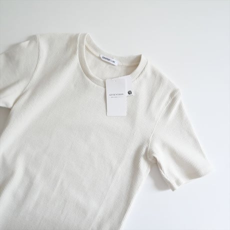2022 / DEUXIEME CLASSE / Co/Ca stretch Rib プルオーバー / 22070500804010 / 2307-0105