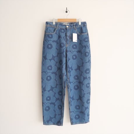 2025SS今季 / marimekko / Maridenim Barrel Unikko ジーンズ / 52249193406 / 2504-0977
