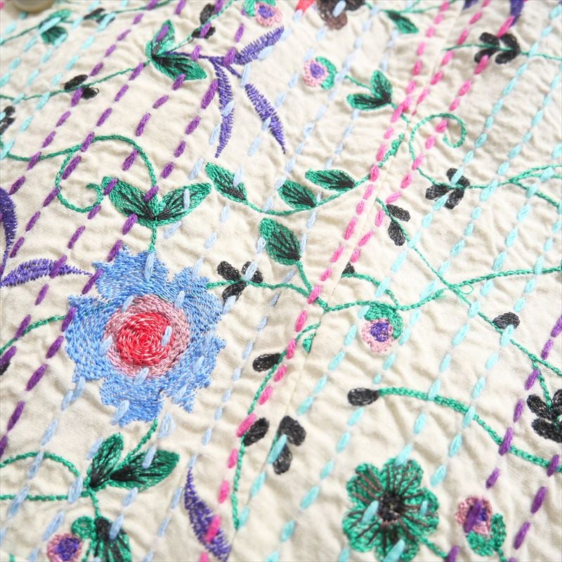 IENA LA BOUCLE 刺子 刺繍 ベスト ジレ IENA LA BOUCLE 刺子刺繍ジレ