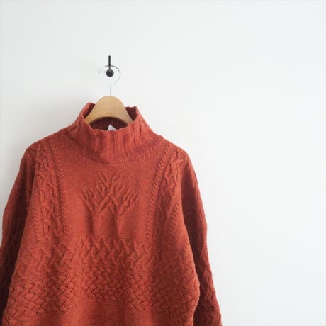 2023AW / ASEEDONCLOUD / Cable sweater / 232809 / 2402-2038