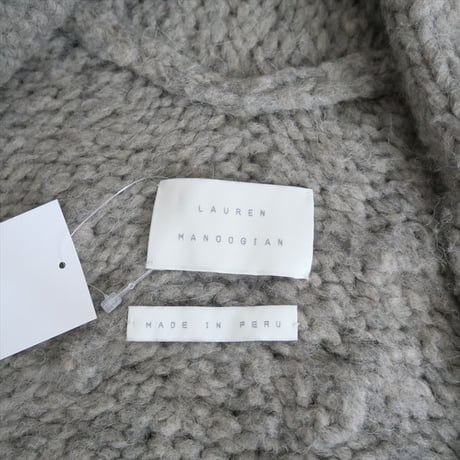 2022AW / DEUXIEME CLASSE購入品 / LAUREN MANOOGIAN / HANDKNIT CABLE カーディガン / 22080510001030 / 2502-0624