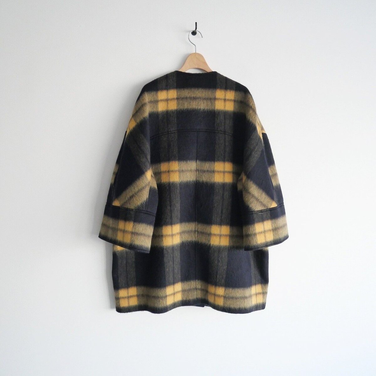 2022AW今季 / 未使用 / yori / シャギーチェックコート / YR2225 2022AW今季 / 未使用 / yori / シャギーチェックコート / YR2225