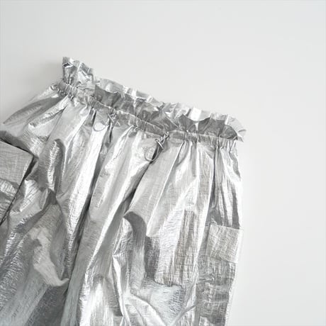 2024SS今季 / 阪急うめだ限定カラー / uncrave WHITE / フォイル スカート / SKHVCM0551 / 2405-2155