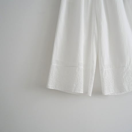 2023 / 未使用 / SOIL / EASY PANT WITH CUT WORK LACE / journal standard luxe購入品 / 2308-0023