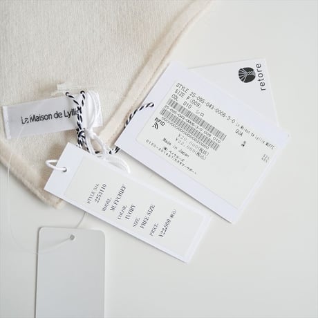 2025AW / 未使用 / CITYSHOP購入品 / La Maison de Lyllis / MUFFCHIEF 22530029：ヘッドスカーフ / 2601-0809