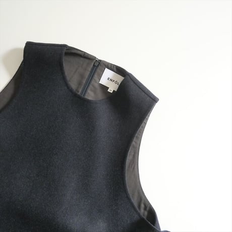 2023AW / ENFOLD / WIDE-BOX VEST / 300GA230-1090 / 2403-0082