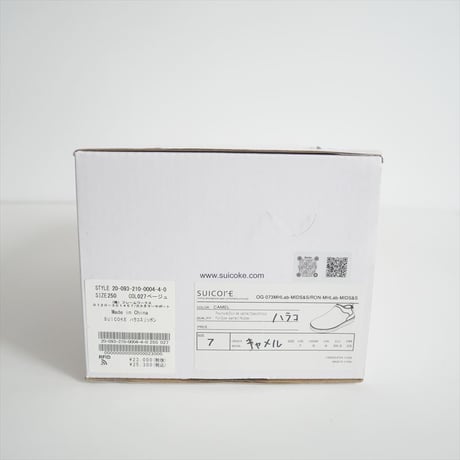 未使用 / SPICK&SPAN別注 / SUICOKE / ハラコスリッポン / 2412-0590