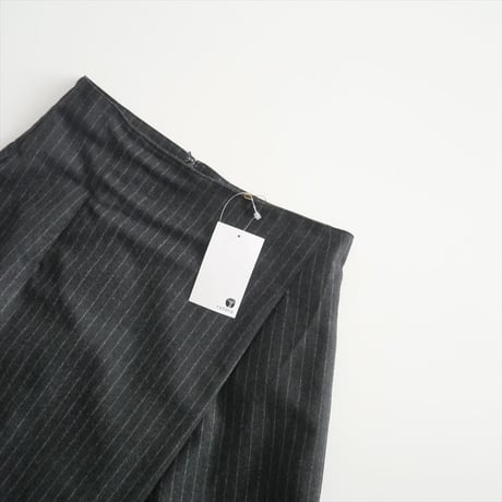 2021AW / H BEAUTY＆YOUTH / PIN STRIPE FLARE SKIRT / 2400-0391
