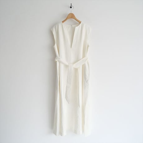 2023SS / 未使用 / Plage / Linen フレア ワンピース / 23040922308020 / 2504-0081