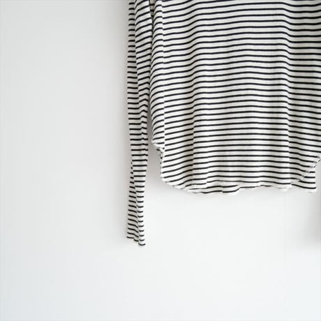 2024AW / L'Appartement / BORDER RIB LONGSLEEVE T-SHIRT / 24070560410030 / 2511-2063