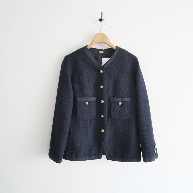 2022 / DEUXIEME CLASSE / tweed Vネック ジャケット / 220 2022 / DEUXIEME CLASSE / tweed Vネック ジャケット / 220