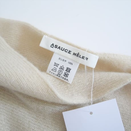〇2022AW / Whim Gazette別注 / ASAUCE MELER / カシミヤトライアングルストール / 2505-0026