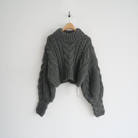 〇2024AW / 未使用 / ETRE TOKYO / ケーブルハンドニットプルオーバー / 1222511066 / 2510-0827