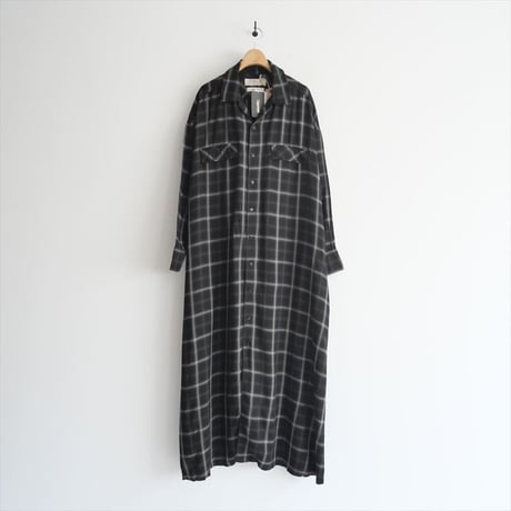 2022AW / 未使用 / L'Appartement別注 / REMI RELIEF / CHECK SHIRT DRESS / 22040570001830 / 2403-0272