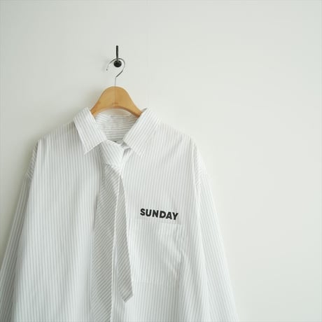 2025SS・人気完売品 / journal standard luxe / SUNDAY シャツ プラスネクタイ / 25050440100020 / 2511-0252