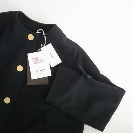 2024AW今季 / 未使用 / Traditional Weatherwear / RELUME MALTON N/C：ノーカラーコート / 24020463001630 / 2412-0968