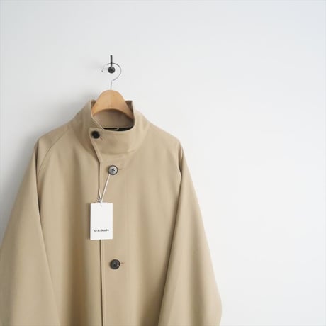 継続販売品 / 未使用 / CABaN / TOMORROWLAND / ウールギャバジン スタンドカラーコート / 55099409001 / 2411-1262