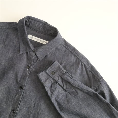 2022AW / 未使用 / journal standard luxe / シャンブレー レギュラーカラー-Big-シャツ / 22050440023040 / 2405-1373