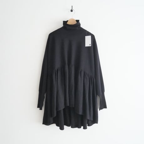 2023AW / Curensology / ハイネックギャザーニット / CL306180ER / 2402-0350