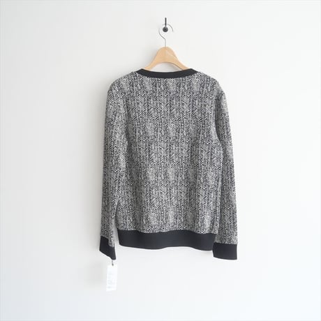 2024AW・継続販売品 / 未使用 / saqui / herringbone v-neck pull-over / 23AW15 / 2501-0874