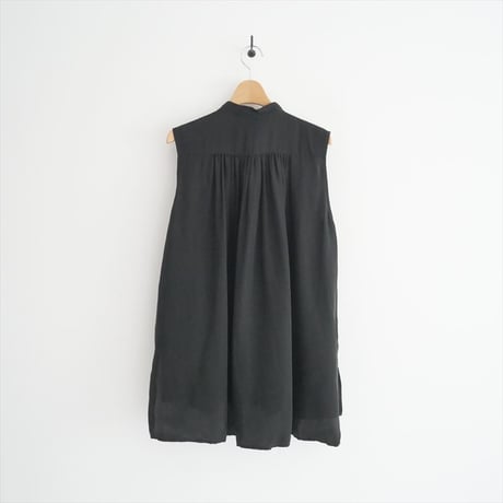 未使用 / 1er Arrondissement / キュプラツイルノースリーブブラウス / B1032AFT046 / 2411-0558