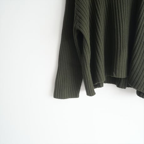 2023AW / 未使用 / Plage / wide rib turtle ニット / 23080922728030 / 2412-2026