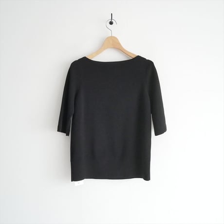 2025SS・人気完売品 / 未使用 / Demi-Luxe BEAMS / シンプル ボートネックニット .M / 64-15-0383-126-19-88 / 2508-2041