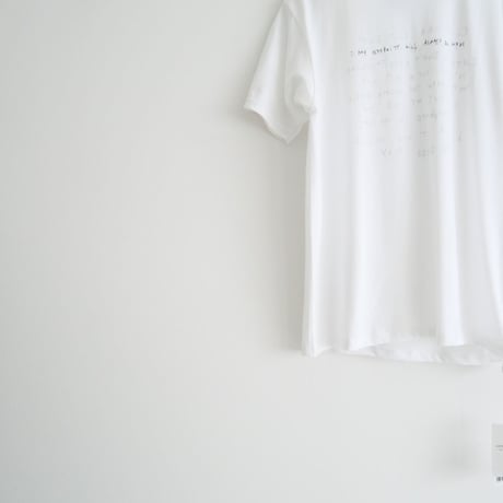 2023 / DEUXIEME CLASSE購入品 / SKIN / WRITING Tシャツ / 23070510001710 / 2310-0972