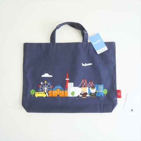 人気完売品 / 未使用 / familiar×JAL / マチ付きレッスンバッグ / 2508-0616
