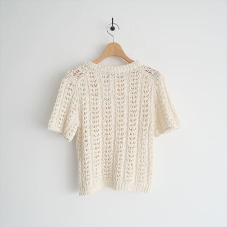 2024SS / Plage同型お取扱い / le / MARY CROCHET KNIT プルオーバー / J-LE24S-KN02 / 2503-0310