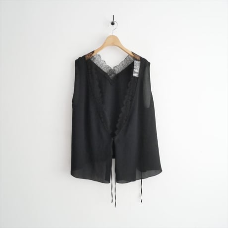 継続販売・人気完売品 Plage solstiss frenchlace ジレ 250519227123302606-0065