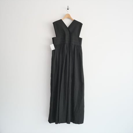 継続販売品 / HYKE / Linen Maxi Dress / 221-16131 / 2506-0170