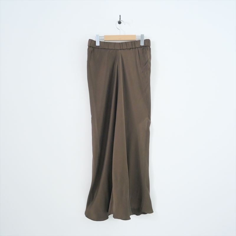 美品✨ドゥーズィエムクラス　シルクサテンスカート　キャメル 2023AW / DEUXIEME CLASSE / シルクサテン スカート / 230605