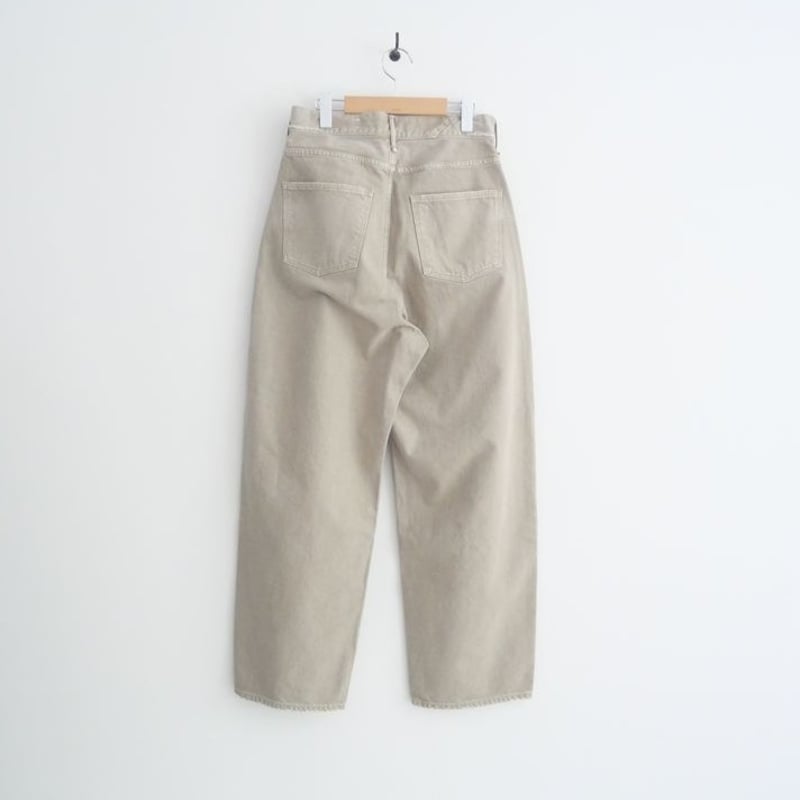 upper hights×Conte ベージュ デニムパンツ Sサイズ conte（コンテ）の「【別注】＜upper hights for conte＞ベージュ