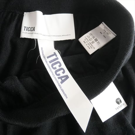2023AW / TICCA / ニットギャザーパンツ / TBCA-302 / 2410-1320