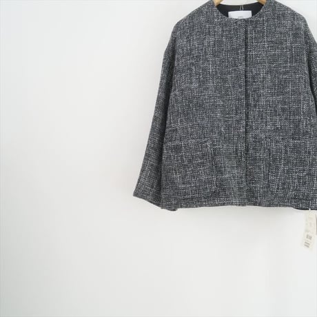 2024AW / 未使用 / INED / ノーカラージャケット / 71-44141016 / 2508-0222