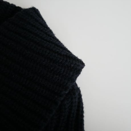 2024AW / 未使用 / IENA / BLACK ビッグカラーカーディガン / 24080900905040 / 2502-0806