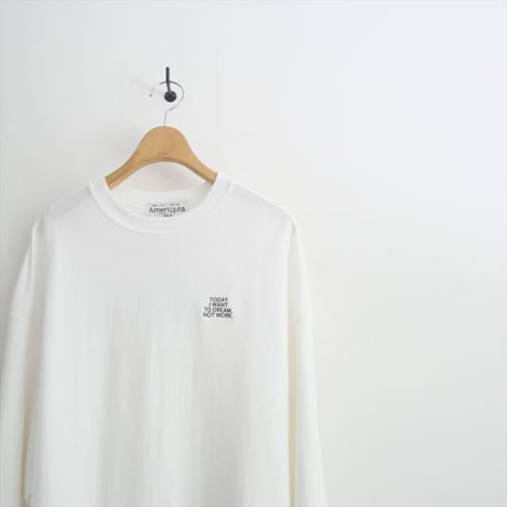 2025・人気完売品 / 未使用 / AP STUDIO別注 / AMERICANA / Leave it all behindロングスリーブTシャツ  / 2506-0159