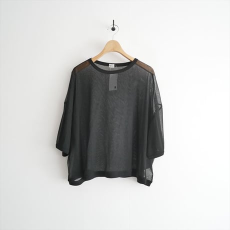 2025SS・人気完売品 / chimala ドット チュール ショート Tシャツ / 2604-1401