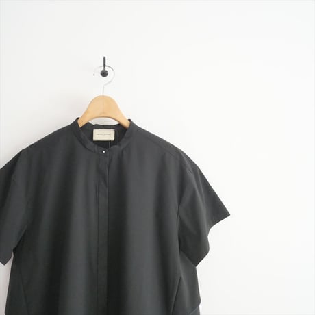 未使用 / UNITED ARROWS / バックフレア ショートスリーブ ブラウス / 1516-162-1606 / 2506-0761