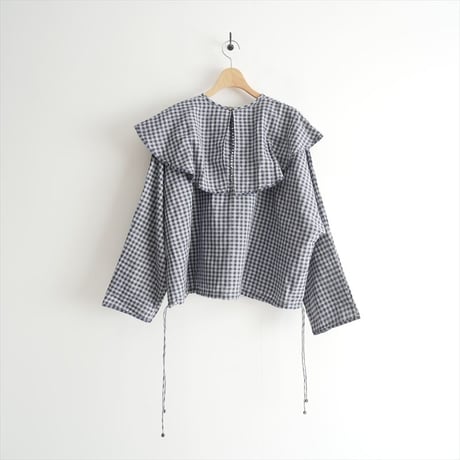 2026SS今季・人気完売品 / 未使用 / BUNON Khadi Linen Cotton Big Collar Wide Blouse BN2627 / 2604-1407