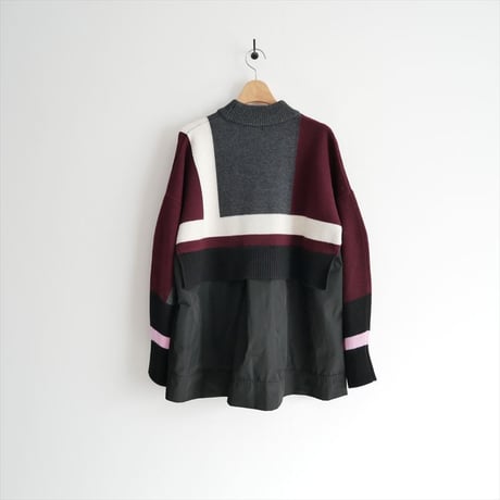 2024AW・人気完売品 / ENFOLD / COLOR-BLOC PULLOVER / 300HA470-2360 / 2510-1375