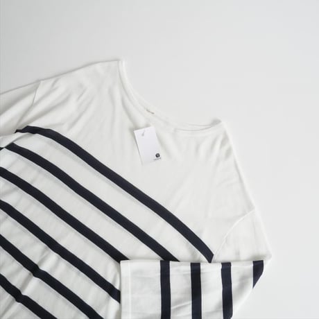 2024SS / 未使用 / SPICK&SPAN / ボートネックシアールーズニット / 24080200522020 / 2408-0500